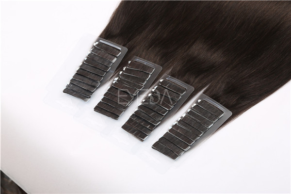 Russian hair cold shades double drawn tape hair extensions zj0019
